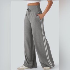 HALARA Ribbed Wide-Leg Pants NWT size small